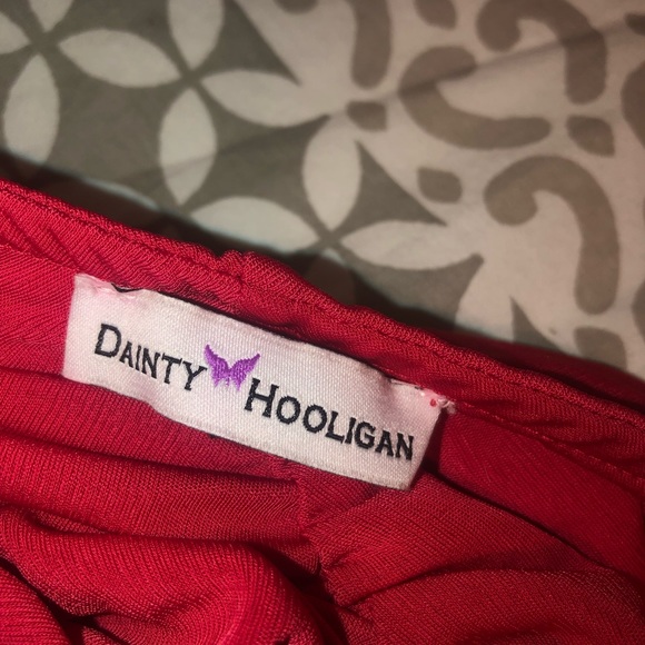 Red backless Mini Dress - Picture 4 of 4